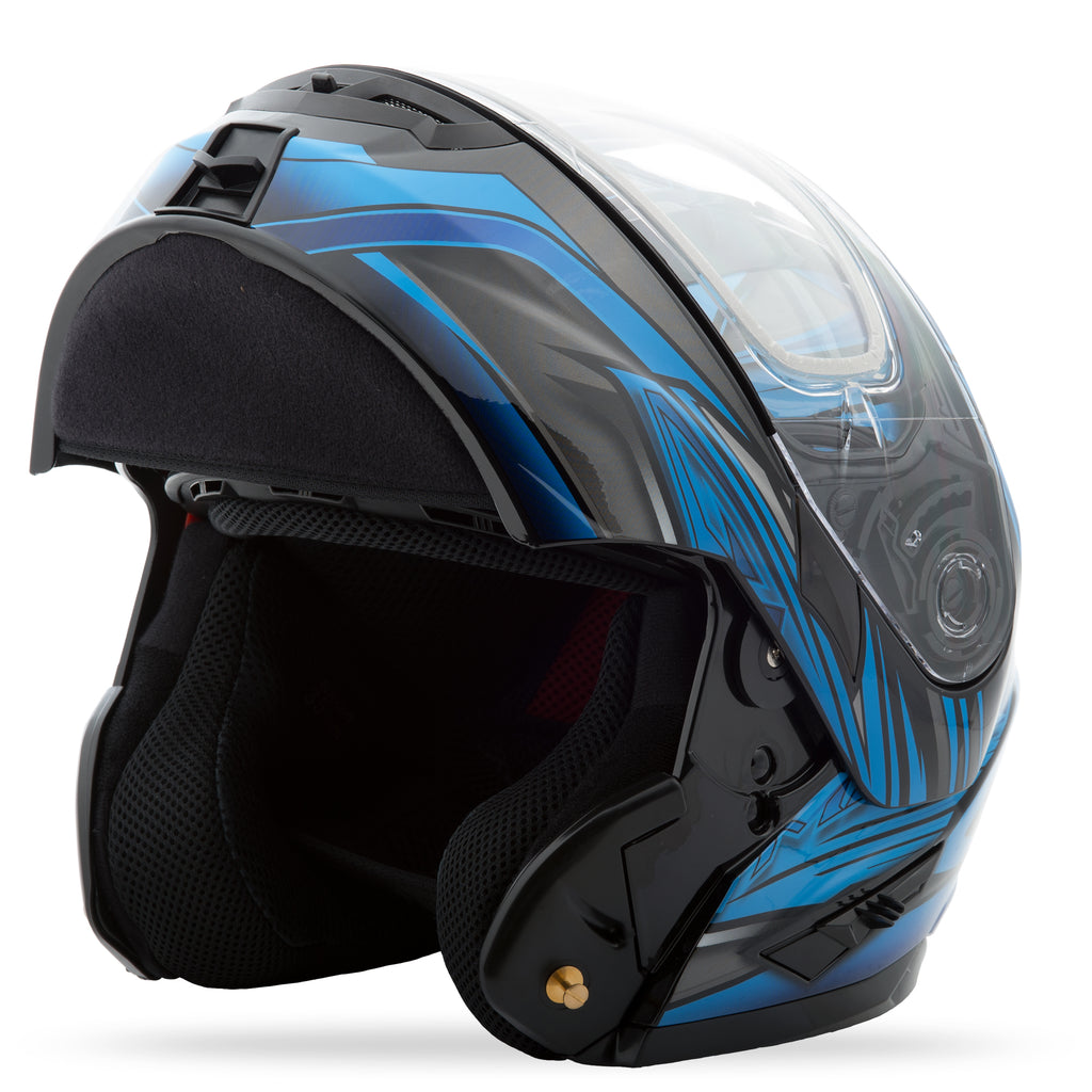 Gm 64s Modular Carbide Snow Helmet Black/Blue 3x