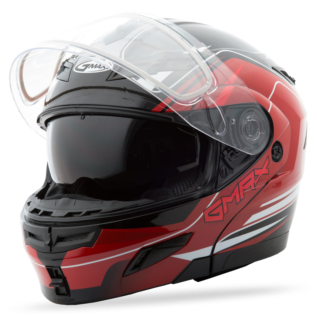 Gm 54s Modular Helmet Terrain Black/Red 3x