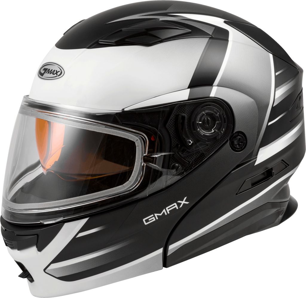 Md 01s Modular Snow Helmet Descendant Matte Blk/White 3x