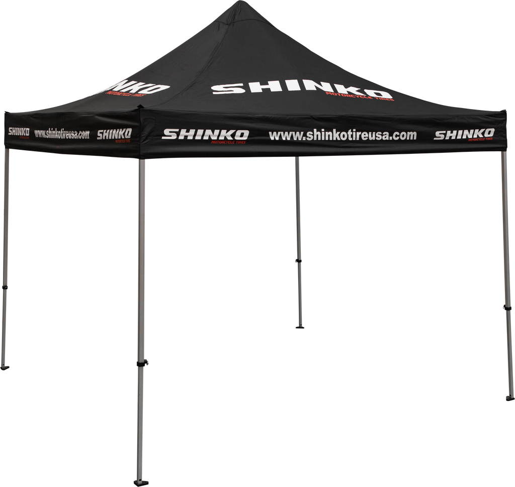 Aluminum Canopy 10'x10' Black W/Heavy Duty Frame