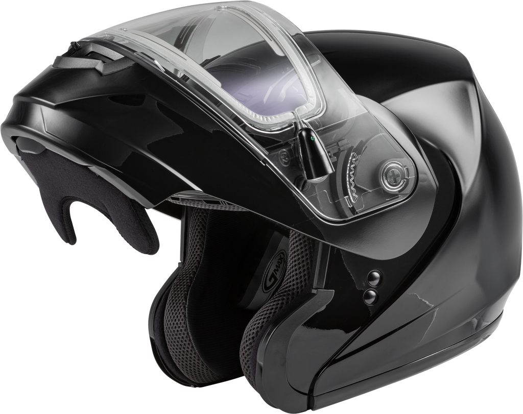 Md 04s Modular Snow Helmet W/Electric Shield Black 3x
