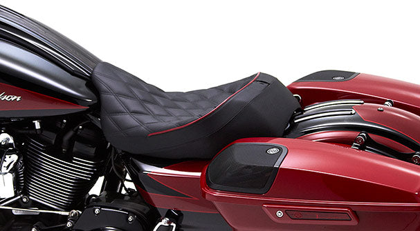 Classic Solo saddle, no heat, 2009-2023 H-D Touring models