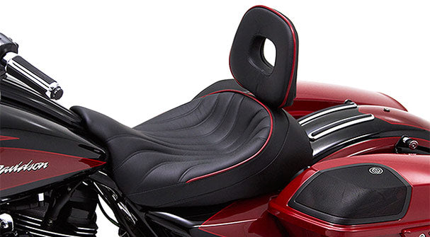 Classic Solo saddle, no heat, 2009-2023 H-D Touring models